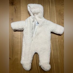 Zara fleece winter onesie